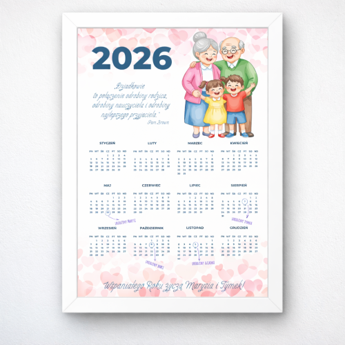 personalizowany-kalendarz-w-ramce-A3-babcia-dziadek.png